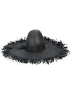 Gigi Burris Millinery Ete Woven Hat - Black