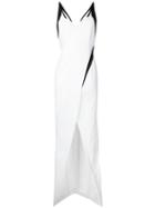 Mugler - Cut Out Gown - Women - Polyester/spandex/elastane/viscose - 38, White, Polyester/spandex/elastane/viscose