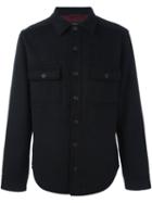 Saturdays Surf Nyc Classic Shirt Jacket, Men's, Size: Small, Black, Cotton/acrylic/polyester/other Fibers