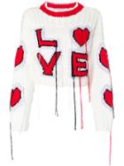 Philosophy Di Lorenzo Serafini Love Knit Jumper - White