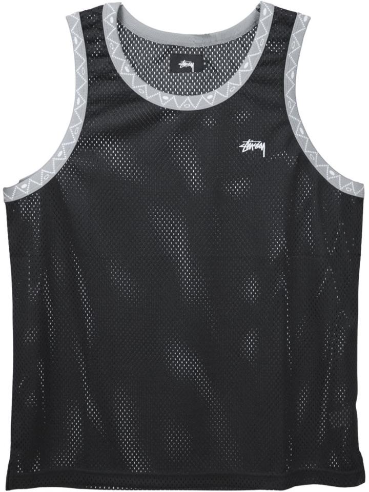 Stussy Grey Detailing Tank
