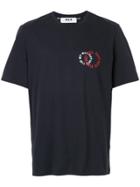 Msgm Happiness Print T-shirt - Blue