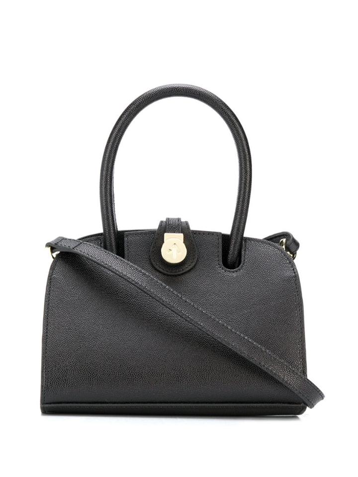 Manu Atelier Micro Ladybird Tote Bag - Black
