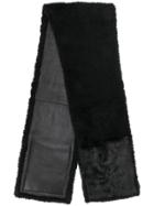 Yves Salomon Soft Fur Scarf - Black