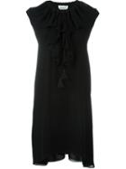 Chloé Flounce Collar Dress, Women's, Size: 38, Black, Viscose