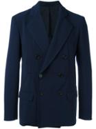 Ermanno Scervino Double-breasted Blazer, Men's, Size: 50, Blue, Polyester/spandex/elastane/polyurethane/spandex/elastane