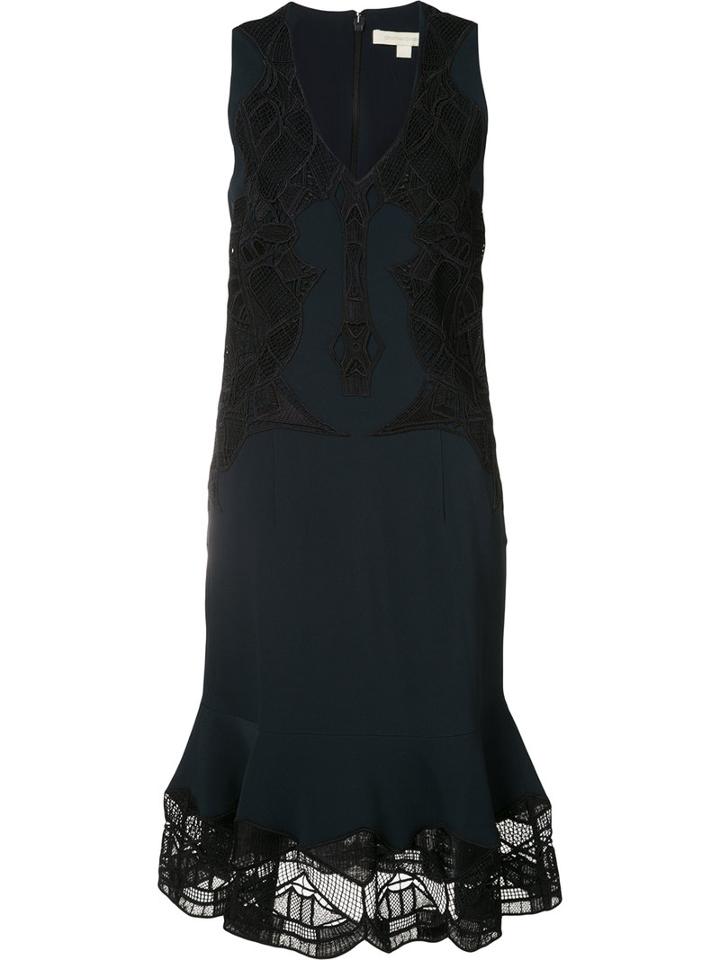 Jonathan Simkhai - Lace Applique Dress - Women - Polyester/spandex/elastane/acetate/viscose - 4, Women's, Blue, Polyester/spandex/elastane/acetate/viscose