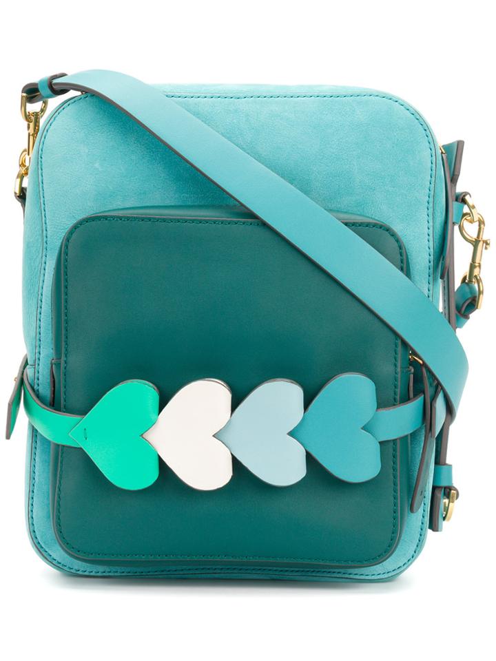 Anya Hindmarch Love Hearts Crossbody - Blue