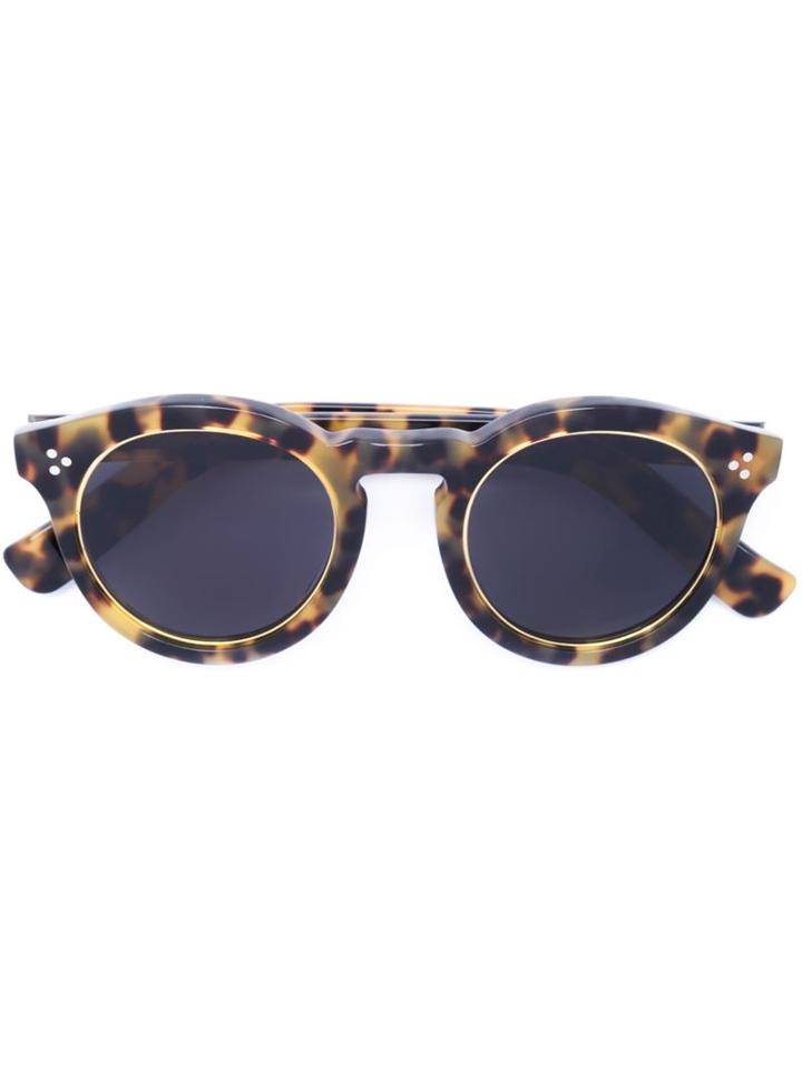 Illesteva 'leonard Ii' Sunglasses, Adult Unisex, Brown, Acetate