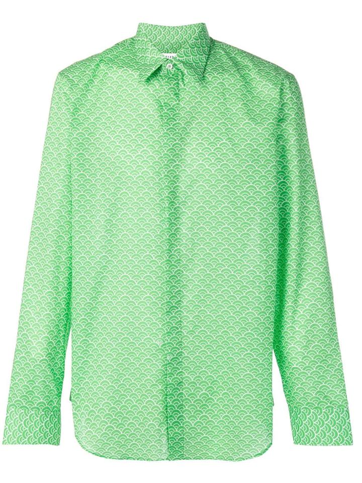 Maison Margiela All Over Print Shirt - Green