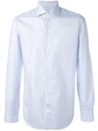 Barba 'culto' Line Shirt, Men's, Size: 41, Blue, Cotton