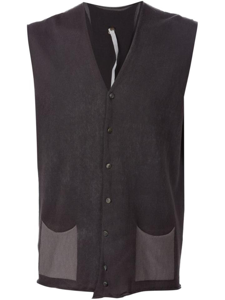 Label Under Construction 'luc' Knitted Vest - Grey
