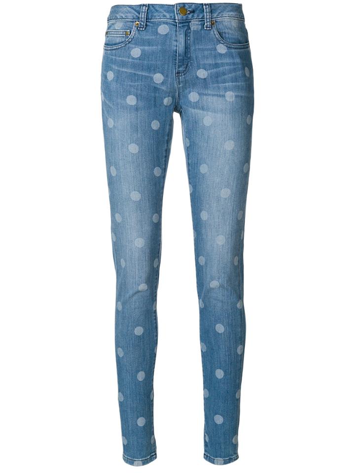 Michael Michael Kors Polka-dot Skinny Jeans - Blue