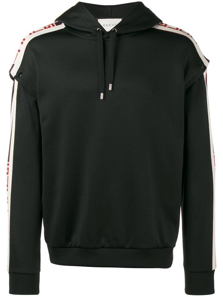 Gucci - Technical Jersey Hoodie - Men - Cotton/polyamide/polyester - M, Black, Cotton/polyamide/polyester