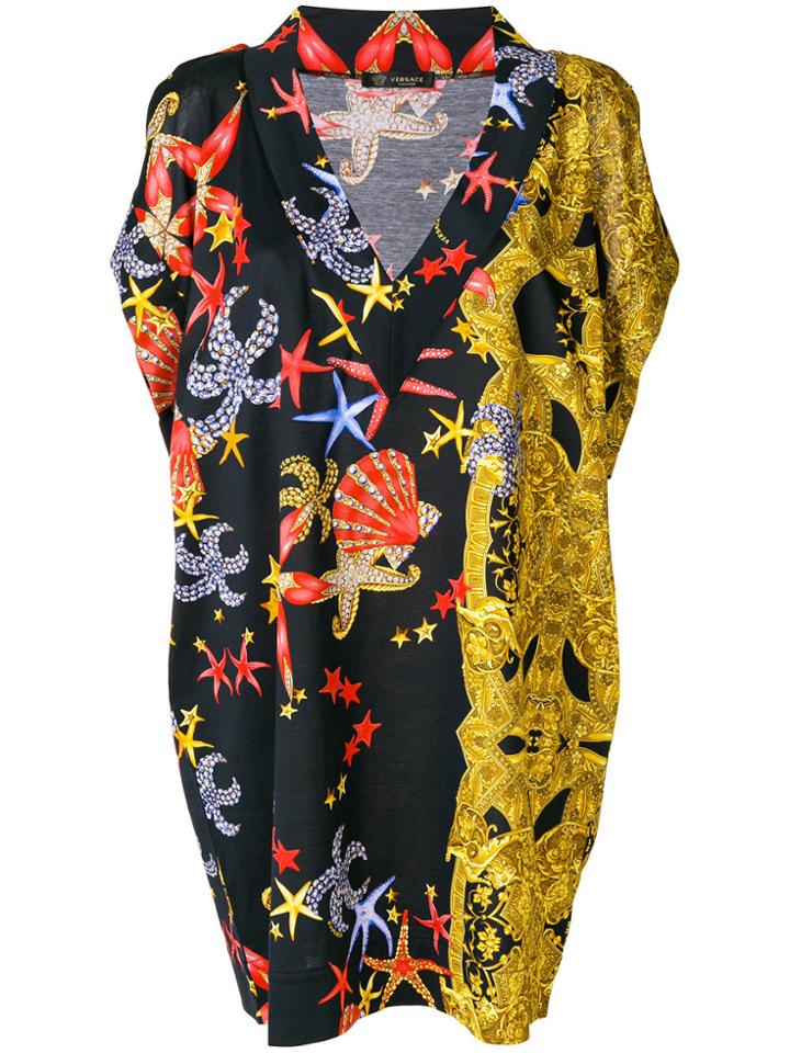 Versace Printed Dress - Multicolour