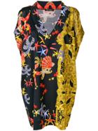 Versace Printed Dress - Multicolour