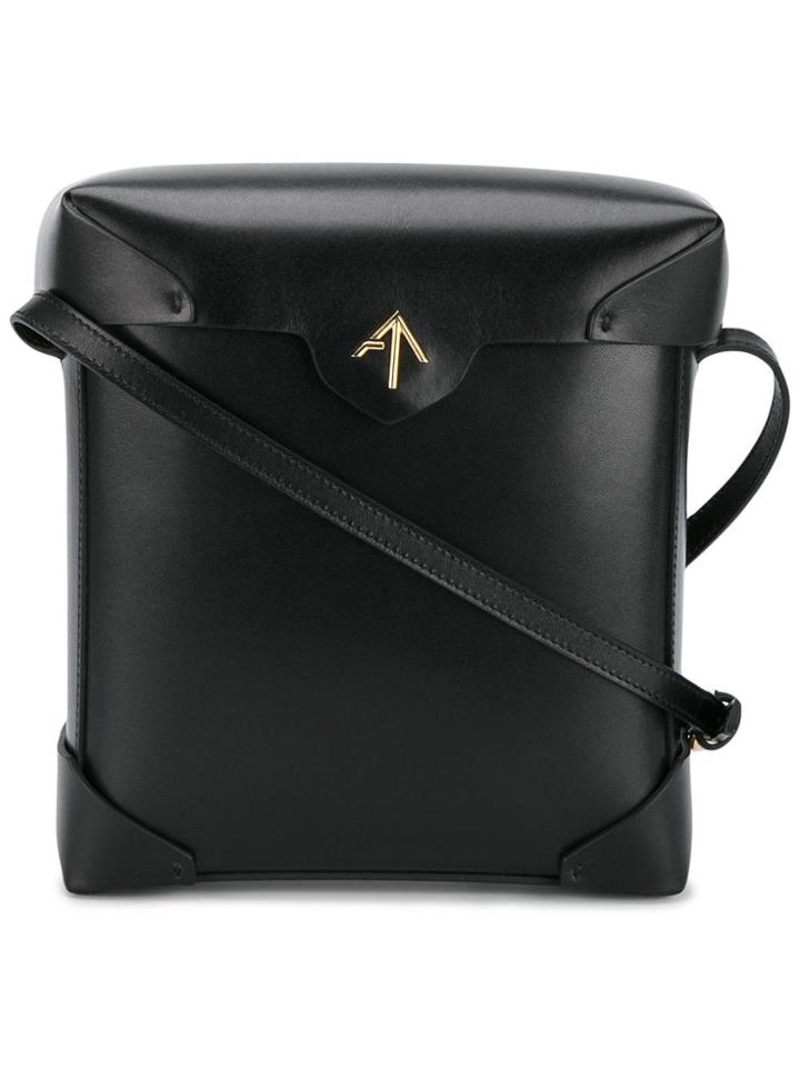 Manu Atelier Black Pristine Cross Body Bag