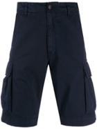 Perfection Side Pocket Bermuda Shorts - Blue