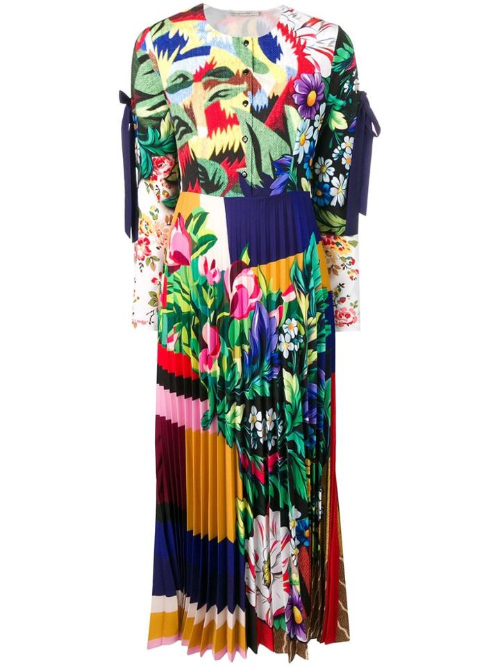 Mary Katrantzou Printed Long Dress - Blue