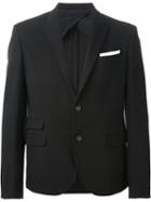Neil Barrett Classic Slim Suit, Men's, Size: 54, Black, Polyamide/spandex/elastane/viscose
