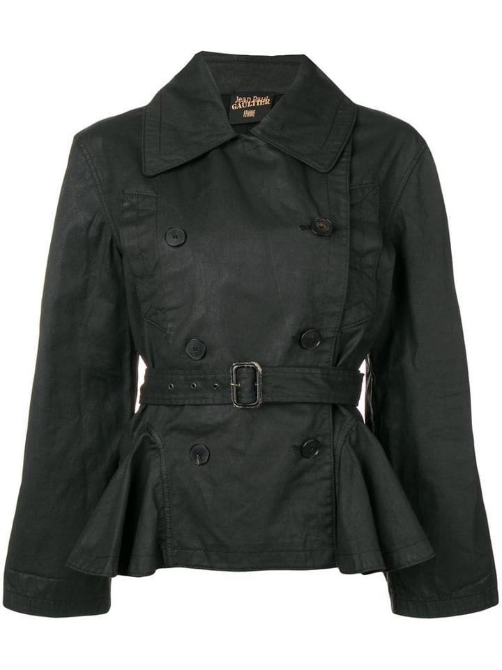 Jean Paul Gaultier Pre-owned 1990's Belted Jacket - Black