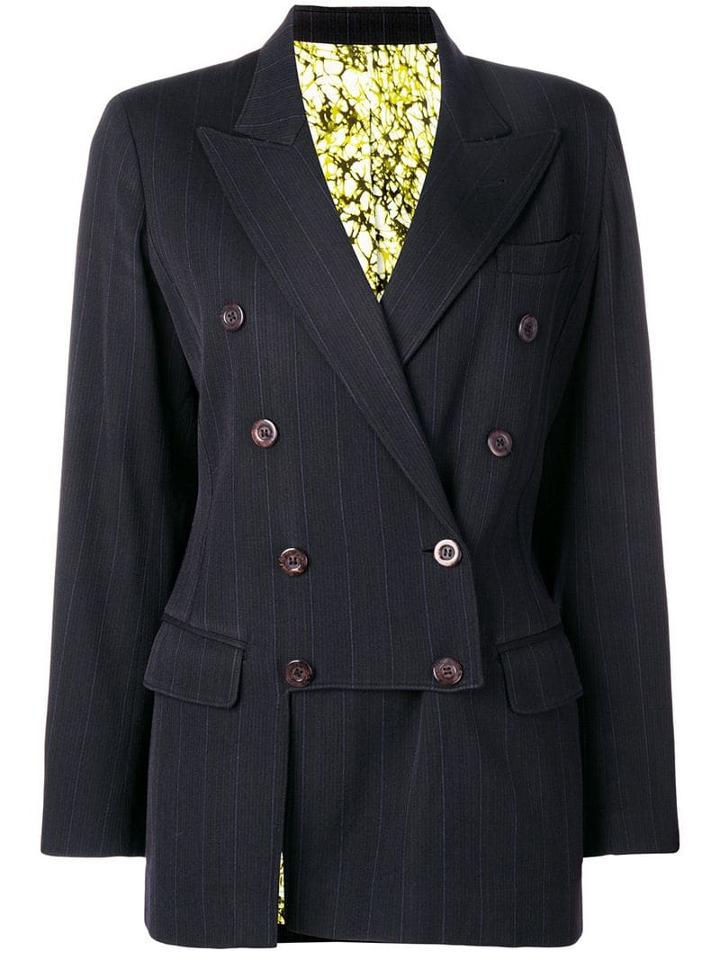 Jean Paul Gaultier Pre-owned 1990's Pinstripe Blazer - Black