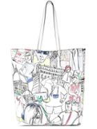 Emilio Pucci Tourist Print Shopping Tote