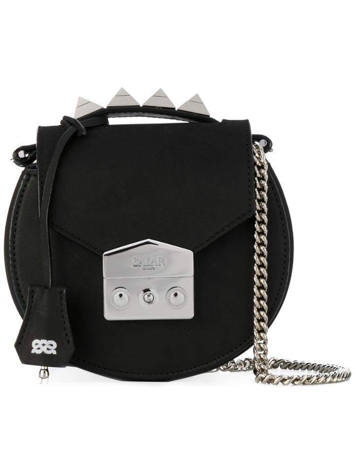 Salar Nubuk Shoulder Bag - Black