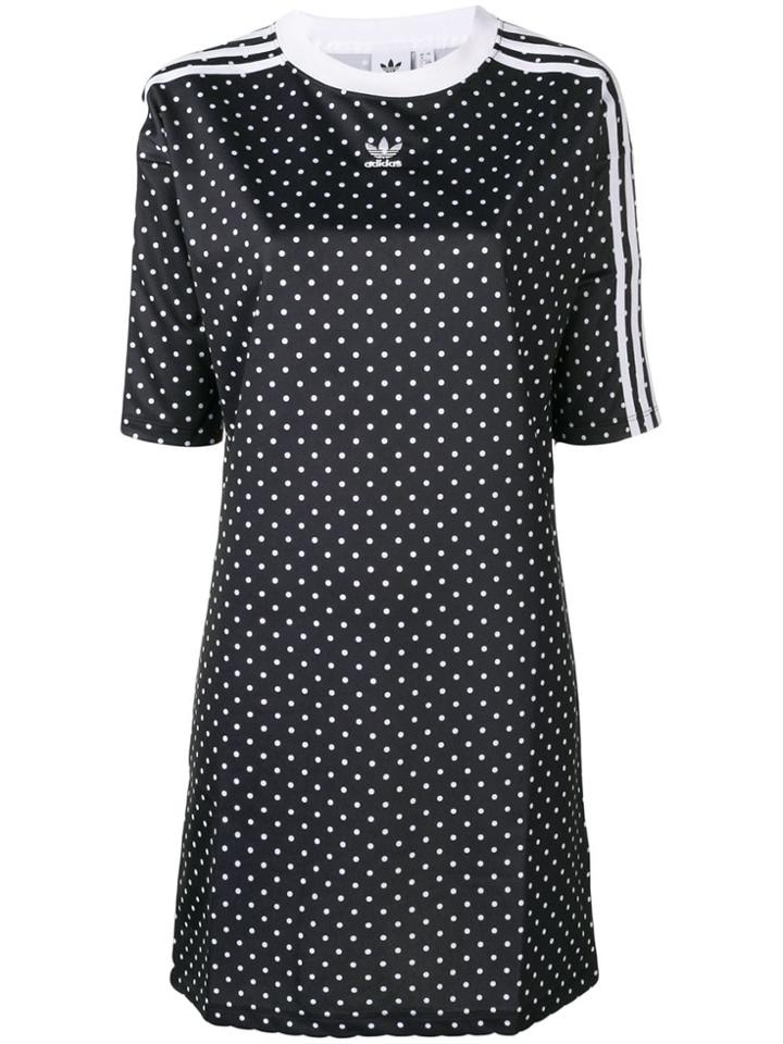 Adidas Polka Dot Trefoil Dress - Black