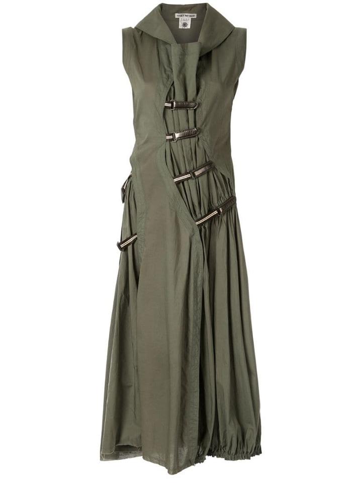Issey Miyake Pre-owned Combat Dress - Green