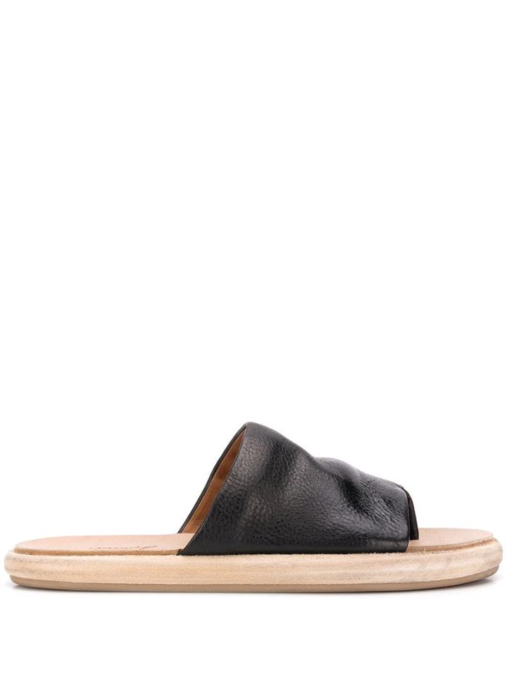 Marsèll Flat Sole Sandals - Black