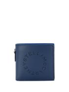 Stella Mccartney Logo Bi-fold Wallet - Blue