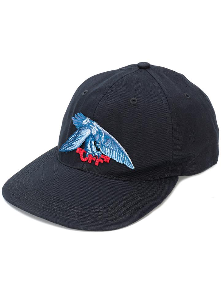 Off-white Embroidered Baseball Cap - Black