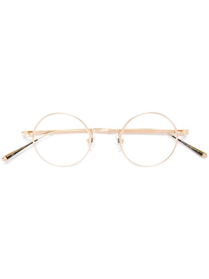 Matsuda - Round Frame Glasses - Unisex - Titanium - 42, Grey, Titanium