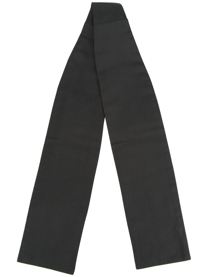Alexander Mcqueen Solid Tafetta Ascot Tie - Black