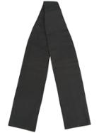 Alexander Mcqueen Solid Tafetta Ascot Tie - Black