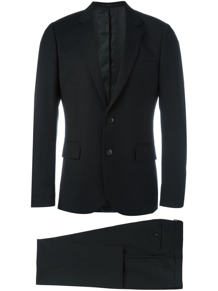 Paul Smith Two Piece Suit, Men's, Size: 46, Black, Viscose/wool