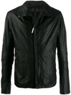 Isaac Sellam Experience Fumiste Marbreh Leather Jacket - Black