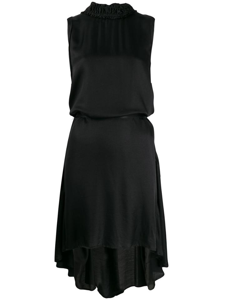 Ann Demeulemeester Asymmetric Hem Dress - Black