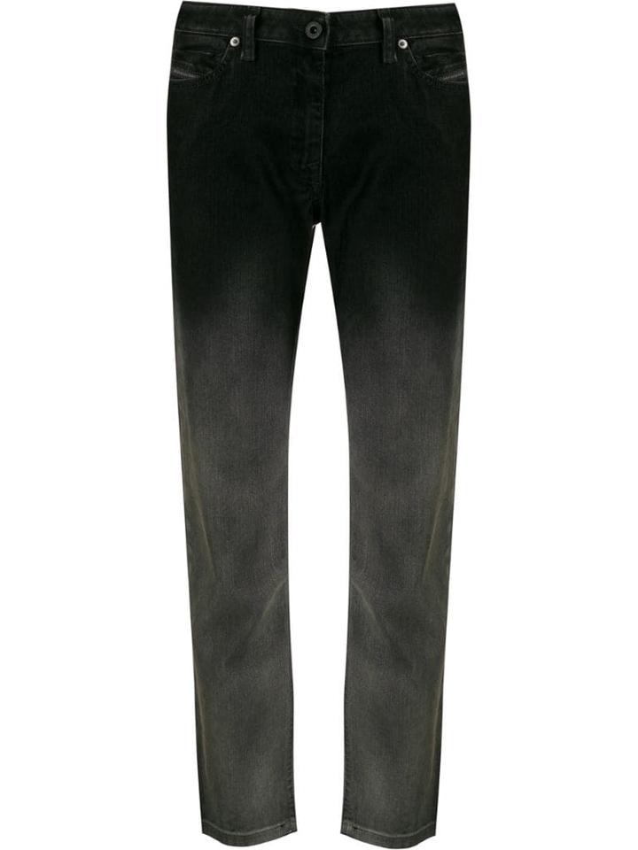 Diesel Black Gold Gradient Straight Jeans