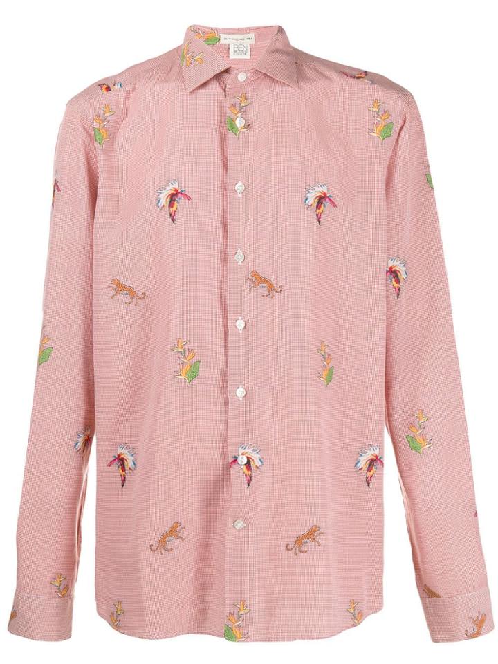 Etro Tiger Embroidered Shirt