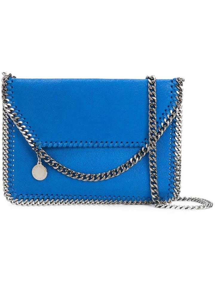 Stella Mccartney Falabella Shaggy Dear Shoulder Bag, Women's, Blue, Artificial Leather