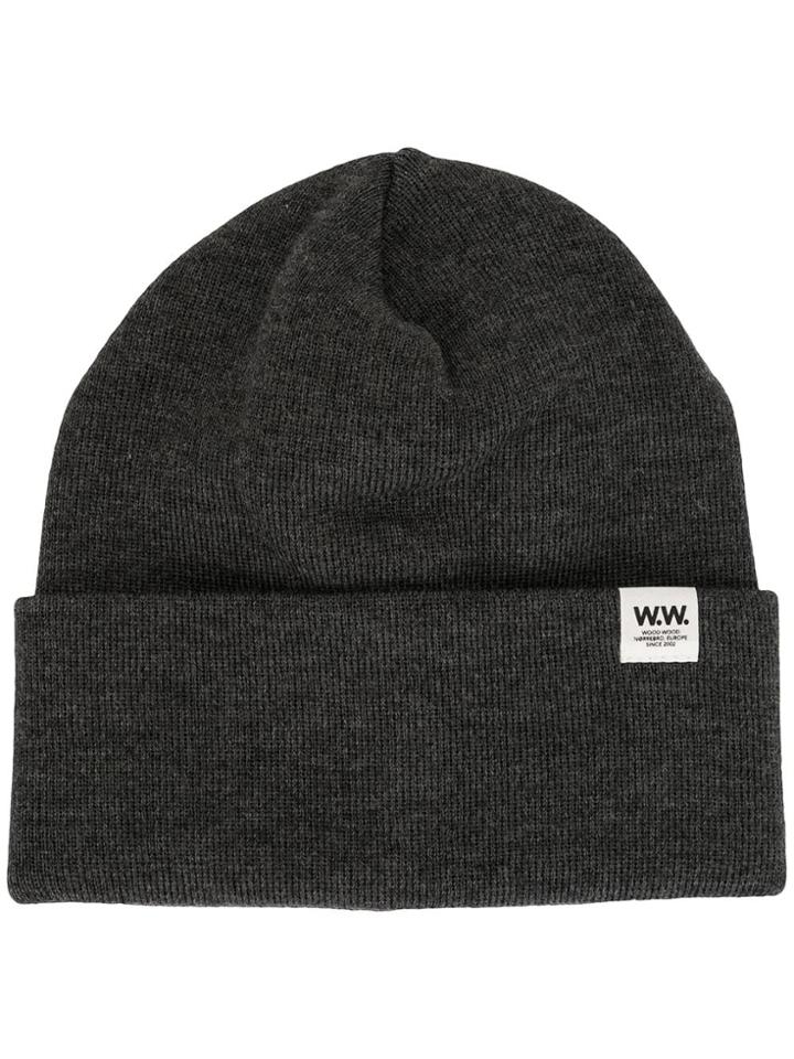 Wood Wood Gerald Ribbed Beanie - Grey