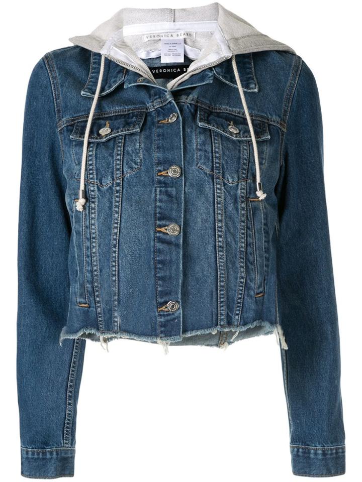 Veronica Beard Cara Denim Jacket - Blue