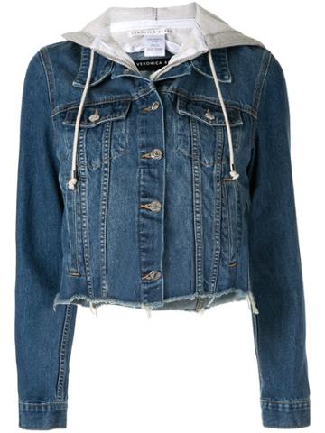 Veronica Beard Cara Denim Jacket - Blue