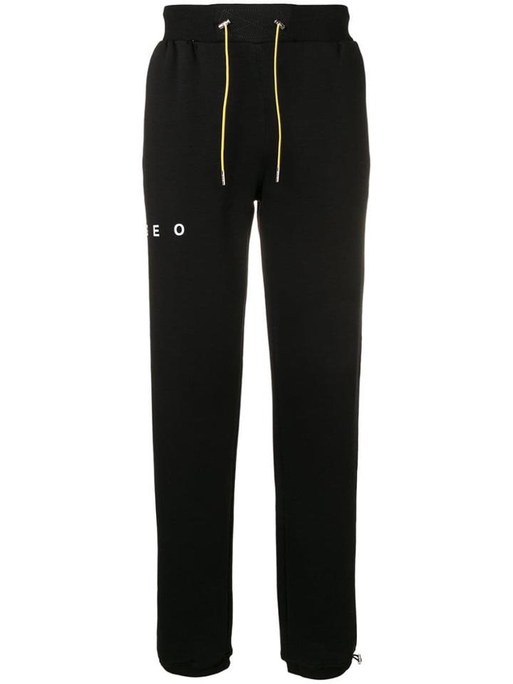 Geo Essential Sweatpants - Black