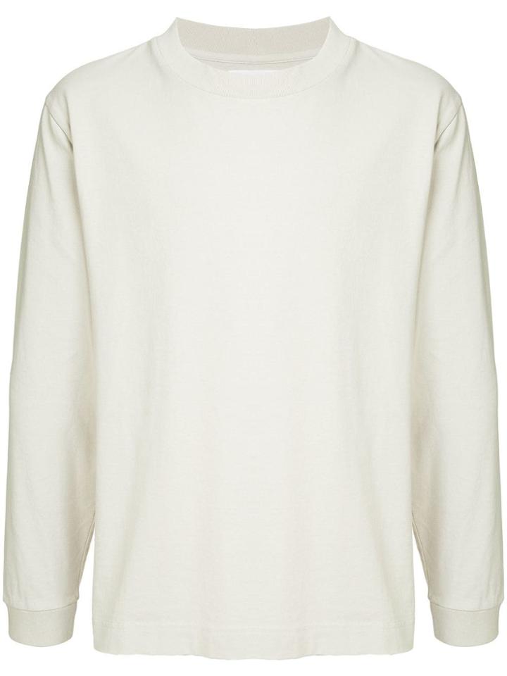 Margaret Howell Plain Jersey Sweater - Neutrals