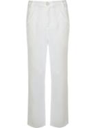 Uma Raquel Davidowicz - 'palma' Trousers - Women - Acetate/viscose - 40, White, Acetate/viscose