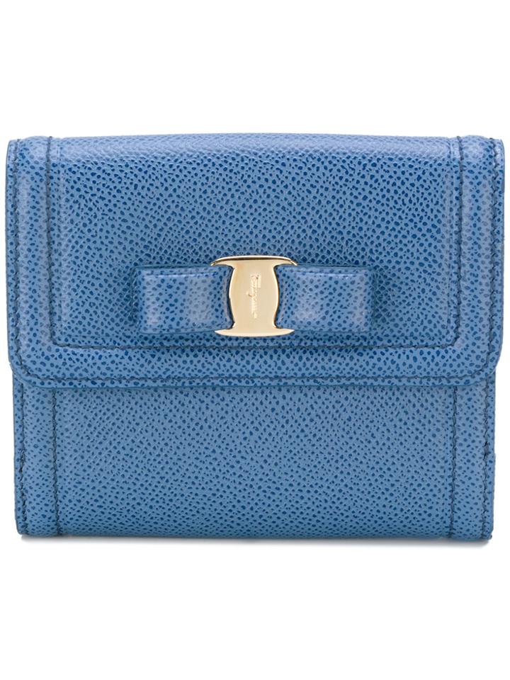 Salvatore Ferragamo Small Vara Wallet - Blue