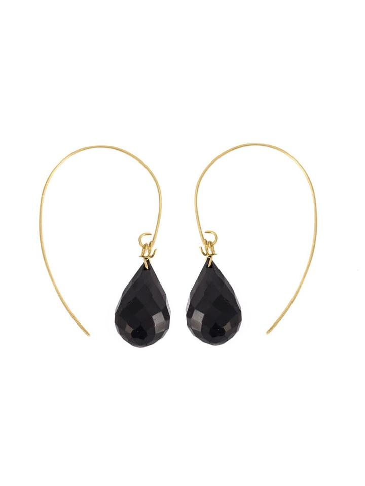 Uzerai Edits Black Spinel Earrings
